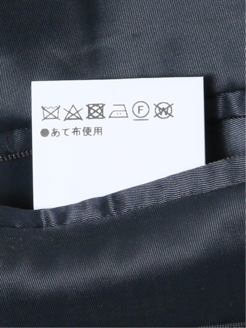 ウール混 レギュラーフィット 2ボタンジャケット 組織紺