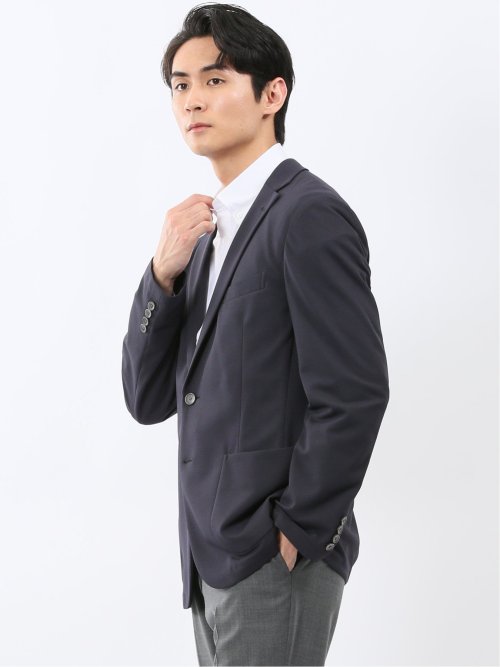 シワレス ストレッチ 吸水速乾 レギュラーフィット 2ボタン ジャケット