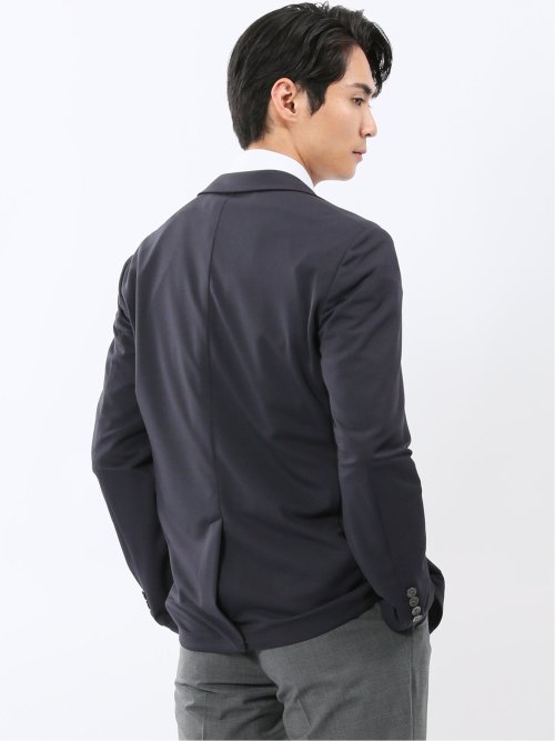 シワレス ストレッチ 吸水速乾 レギュラーフィット 2ボタン ジャケット