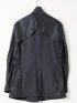 シワレス ストレッチ 吸水速乾 スリムフィット ダブル ブレザー