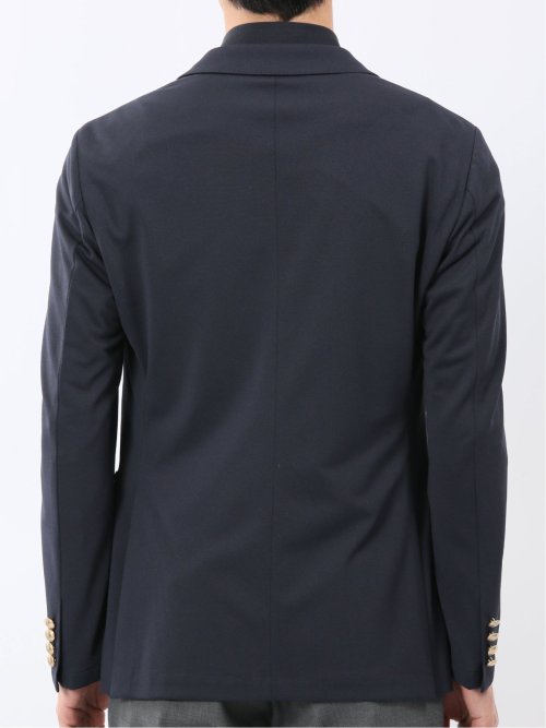 シワレス ストレッチ 吸水速乾 スリムフィット ダブル ブレザー