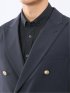 シワレス ストレッチ 吸水速乾 スリムフィット ダブル ブレザー