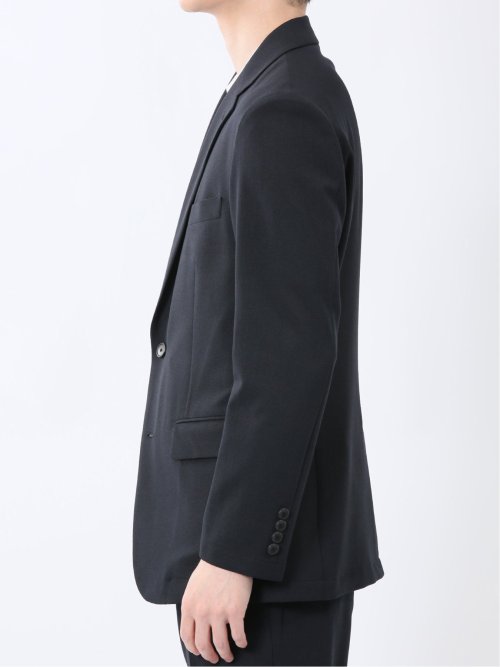 軽量メッシュ スリムフィット 2ボタンジャケット 紺(セットアップ可能)