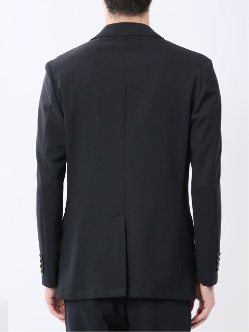 軽量メッシュ スリムフィット 2ボタンジャケット 紺(セットアップ可能)