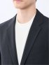 軽量メッシュ スリムフィット 2ボタンジャケット 紺(セットアップ可能)
