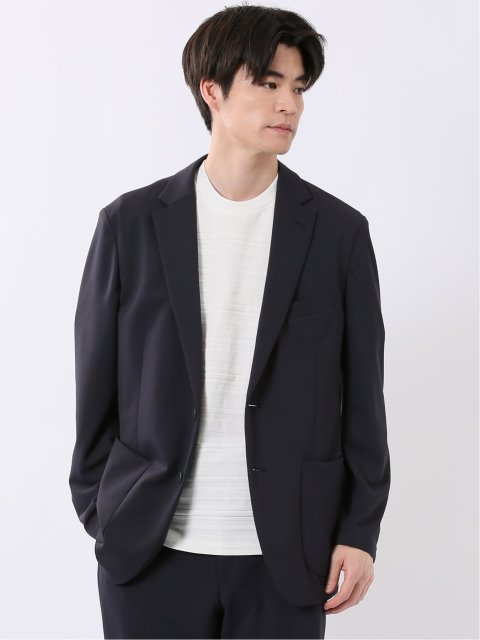 シワレス ストレッチ 吸水速乾 レギュラーフィット 2ボタン ジャケット(セットアップ可能)