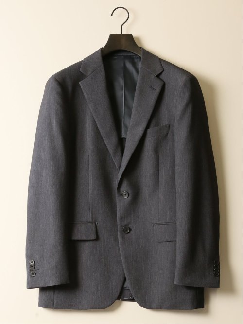 クリアエフェクト レギュラーフィット 2ボタンジャケット デニムライク(セットアップ可能)