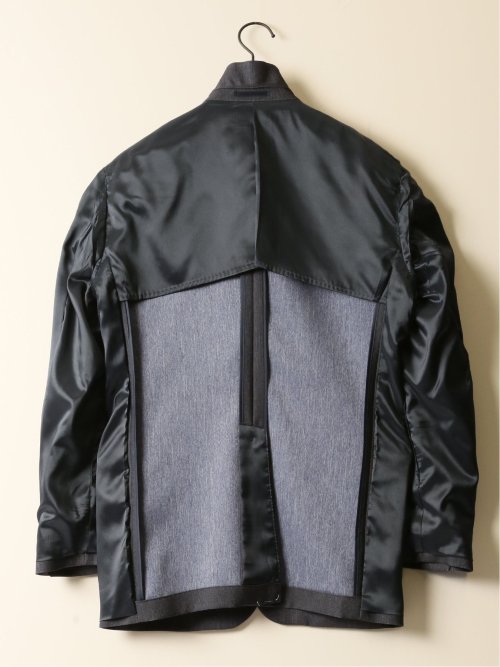 クリアエフェクト レギュラーフィット 2ボタンジャケット デニムライク(セットアップ可能)