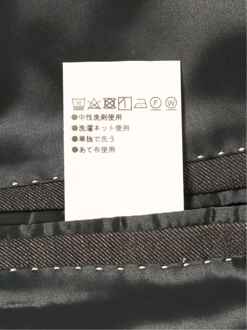 クリアエフェクト レギュラーフィット 2ボタンジャケット デニムライク(セットアップ可能)