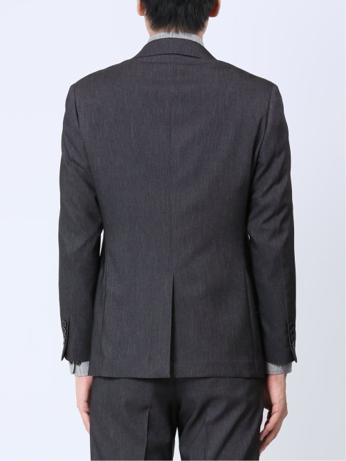 クリアエフェクト スリムフィット 2ボタンジャケット 紺(セットアップ可能)