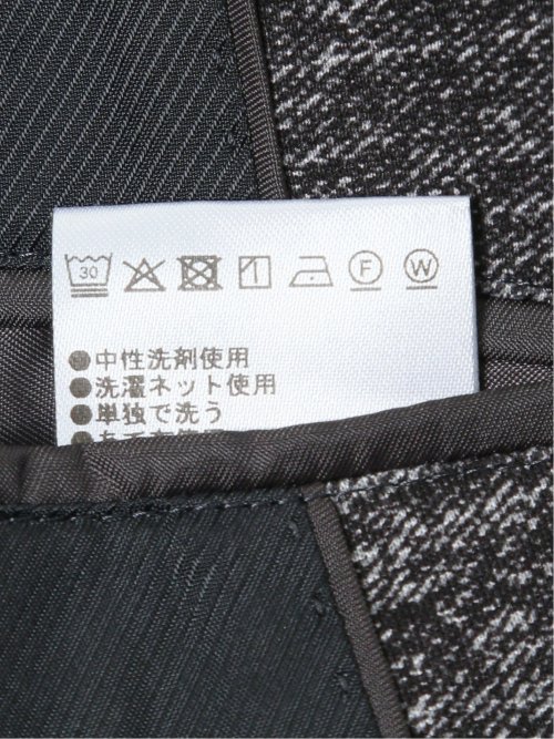 ストレッチウォッシャブル ニットプリント 2ボタンジャケット(セットアップ可能)