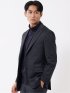 ジャケット メンズ ビジネス セットアップ可能 ストレッチ ハンドウォッシャブル スリム 2ボタン テーラード グレンチェック