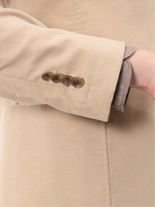 ストレッチ別珍 2ボタンジャケット(セットアップ可能)