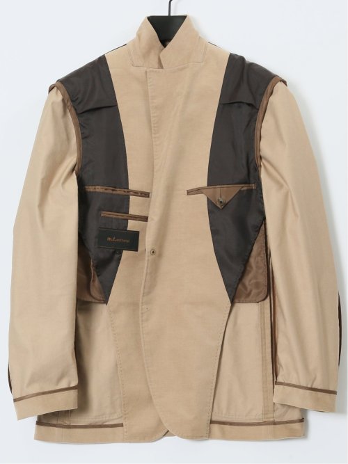 ストレッチ別珍 2ボタンジャケット(セットアップ可能)