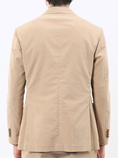 ストレッチ別珍 2ボタンジャケット(セットアップ可能)