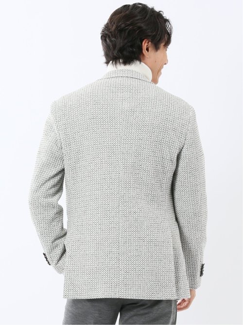 ストレッチ ライトニット 2ボタンジャケット