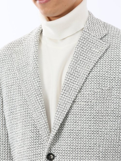 ストレッチ ライトニット 2ボタンジャケット