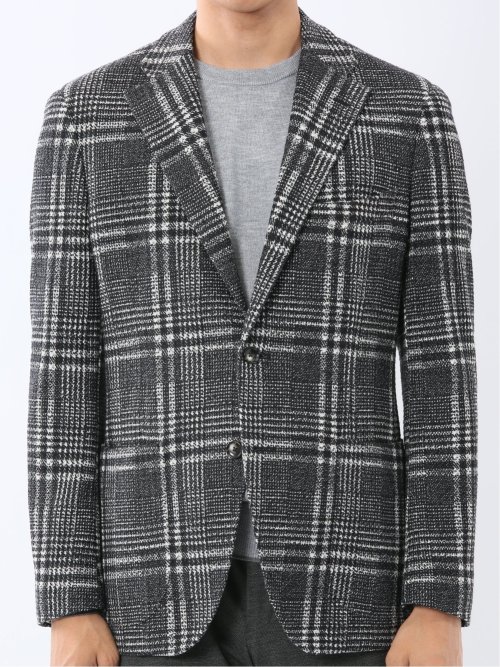 ストレッチ ライトニット 2ボタンジャケット