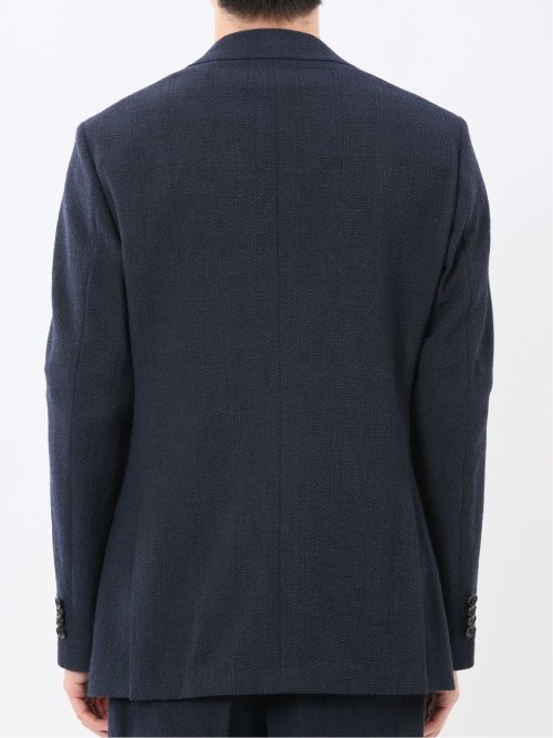 ウール混サッカー 2ボタンジャケット(セットアップ可能)