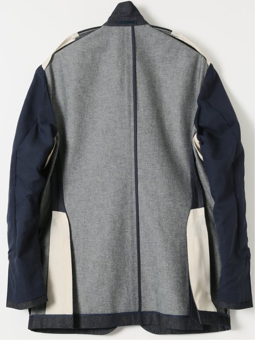 カイハラ デニム レギュラーフィット 2ボタン ジャケット(セットアップ可能)