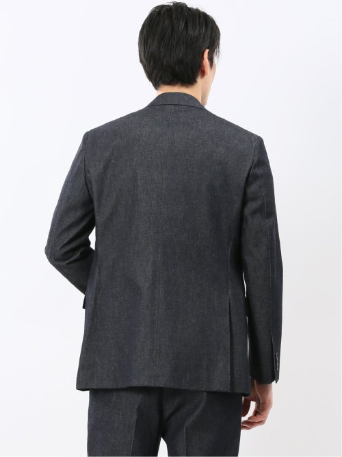 カイハラ デニム レギュラーフィット 2ボタン ジャケット(セットアップ可能)