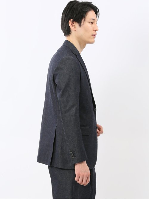 カイハラ デニム レギュラーフィット 2ボタン ジャケット(セットアップ可能)