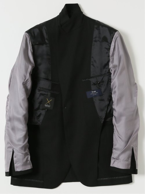 マルゾット ウール混 レギュラーフィット 2ボタン ブレザー 黒