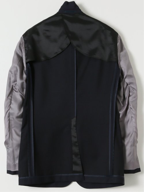 マルゾット ウール レギュラーフィット 2ボタン ブレザー 紺