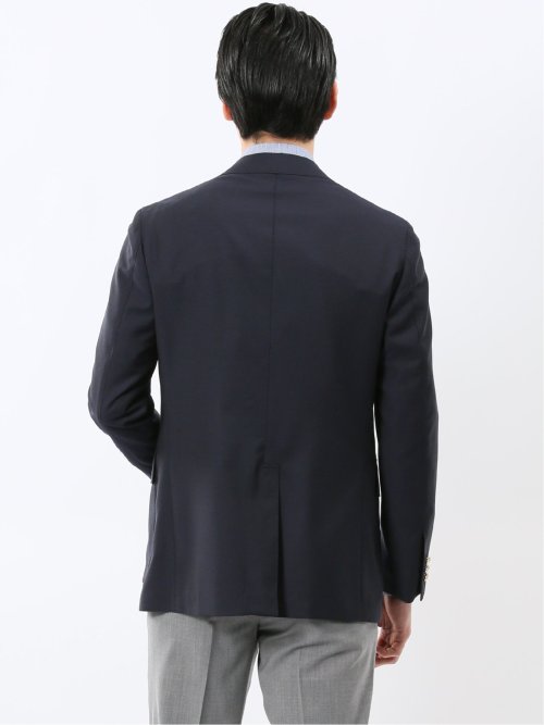 マルゾット ウール レギュラーフィット 2ボタン ブレザー 紺