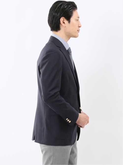 マルゾット ウール レギュラーフィット 2ボタン ブレザー 紺