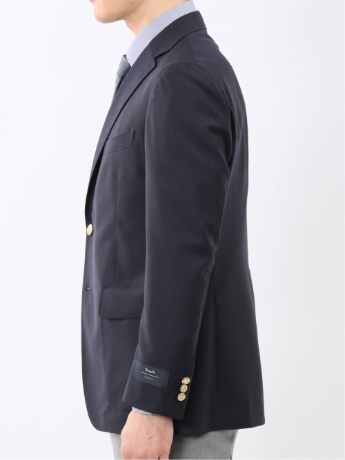 マルゾット ウール レギュラーフィット 2ボタン ブレザー 紺