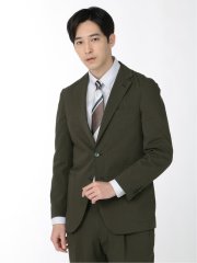 クールマックス/COOL MAX サッカー 2ボタンジャケット カーキ(セットアップ可能)