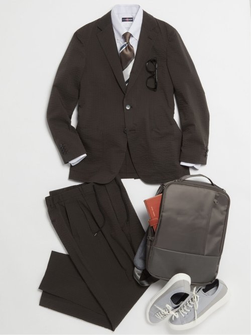 クールマックス/COOL MAX サッカー 2ボタンジャケット カーキ(セットアップ可能)