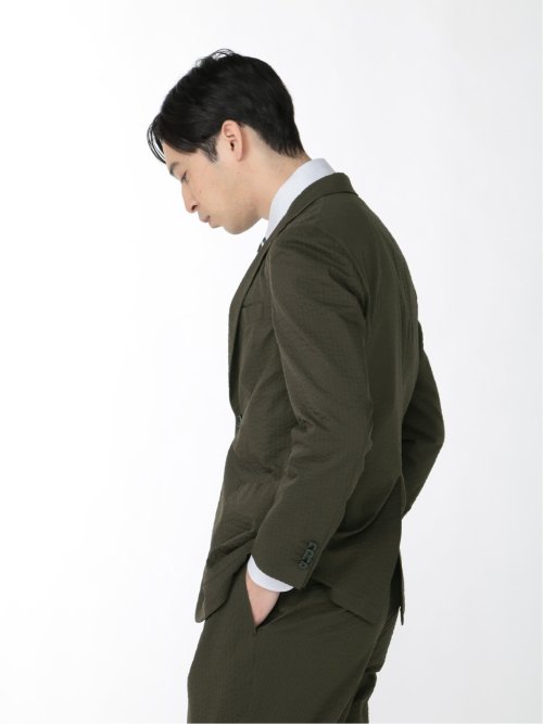 クールマックス/COOL MAX サッカー 2ボタンジャケット カーキ(セットアップ可能)