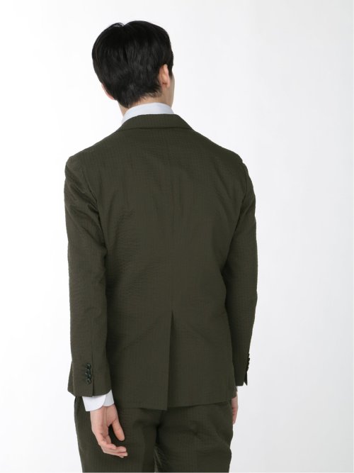 クールマックス/COOL MAX サッカー 2ボタンジャケット カーキ(セットアップ可能)