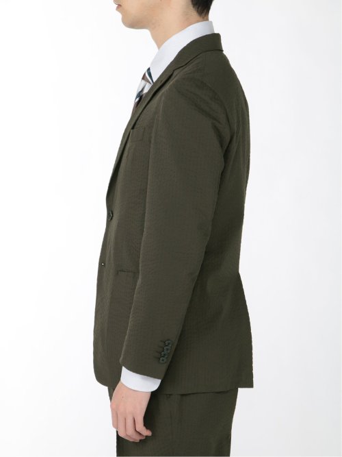 クールマックス/COOL MAX サッカー 2ボタンジャケット カーキ(セットアップ可能)