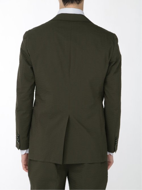 クールマックス/COOL MAX サッカー 2ボタンジャケット カーキ(セットアップ可能)