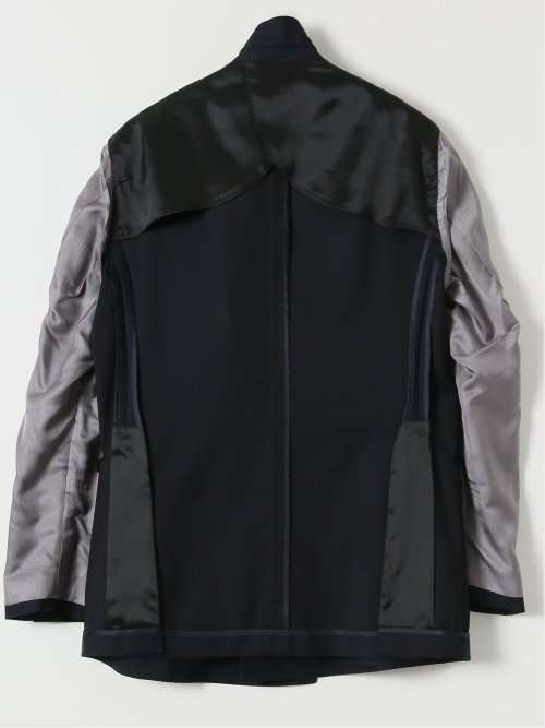 マルゾット ウール レギュラーフィット ダブル ブレザー 紺