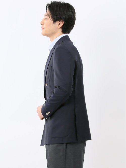 マルゾット ウール レギュラーフィット ダブル ブレザー 紺