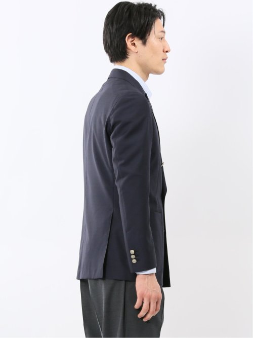 マルゾット ウール レギュラーフィット ダブル ブレザー 紺