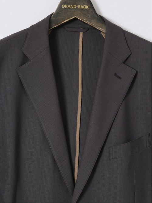 【大きいサイズ】グランバック/GRAND-BACK ストレッチ クールマックス 2ボタンジャケット(セットアップ可能)