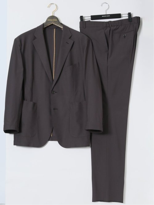 【大きいサイズ】グランバック/GRAND-BACK ストレッチ クールマックス 2ボタンジャケット(セットアップ可能)