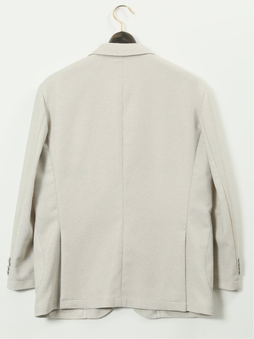 【大きいサイズ】グランバック/GRAND-BACK ストレッチウォッシャブル からみ織り 2ボタンジャケット