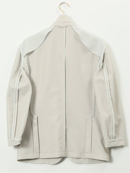 【大きいサイズ】グランバック/GRAND-BACK ストレッチウォッシャブル からみ織り 2ボタンジャケット