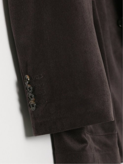 【大きいサイズ】グランバック/GRAND-BACK 光沢ストレッチ ポリコール 2ボタンジャケット