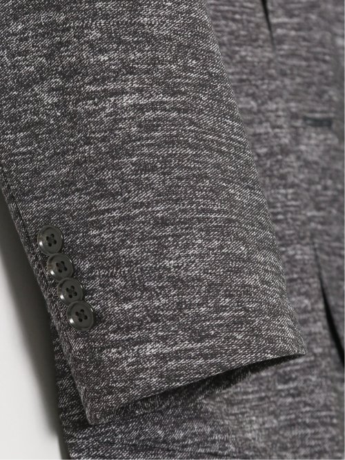 【大きいサイズ】グランバック/GRAND-BACK ストレッチジャージ プリント 2ボタンジャケット(セットアップ可能)