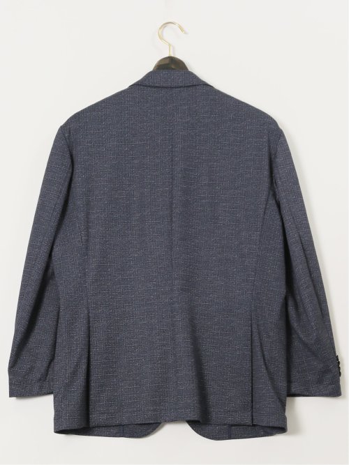 【大きいサイズ】グランバック/GRAND-BACK ストレッチジャージ プリント 2ボタンジャケット(セットアップ可能)