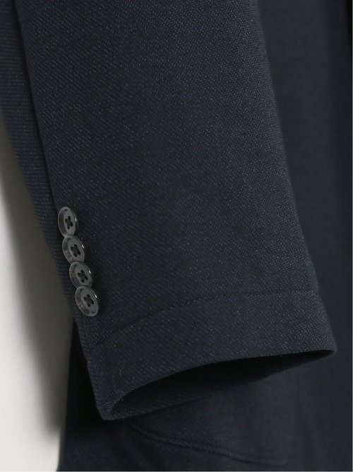 【大きいサイズ】グランバック/GRAND-BACK ストレッチジャージ インディゴ 2ボタンジャケット(セットアップ可能)