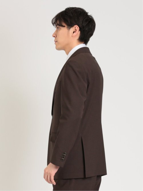 ウールライク ストレッチ スリムフィット 2ボタンジャケット(セットアップ可能)