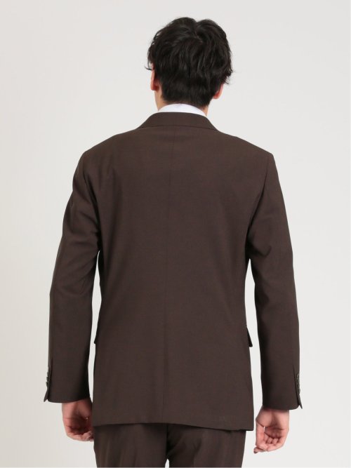 ウールライク ストレッチ スリムフィット 2ボタンジャケット(セットアップ可能)